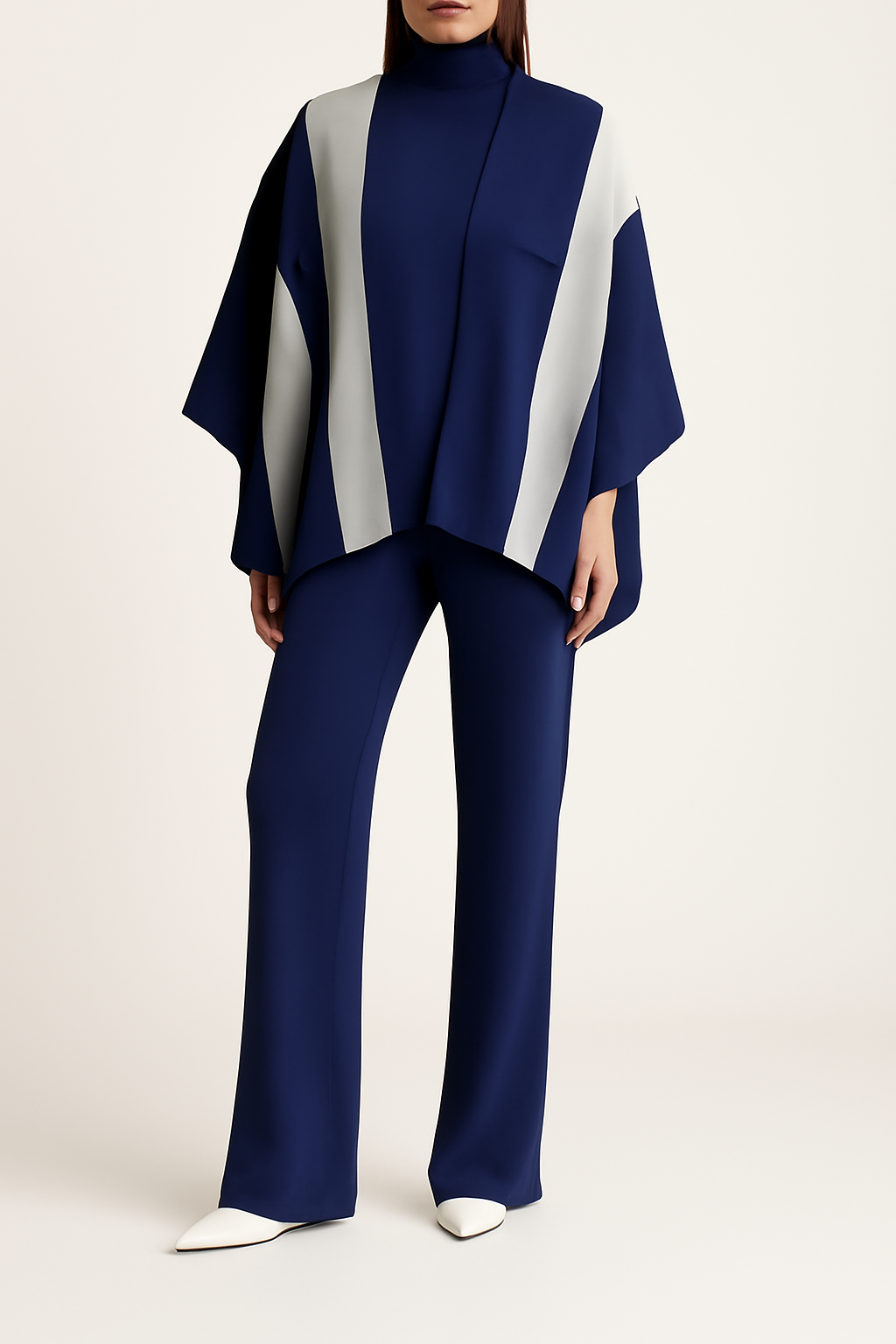 3-Piece Cozy Co-ord Set with Cap Shawl