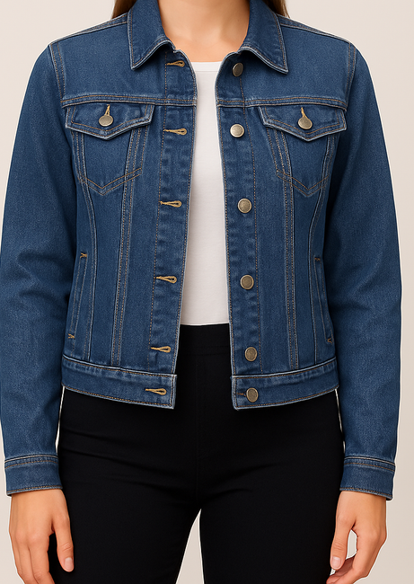 Classic Blue Women's Denim Jacket