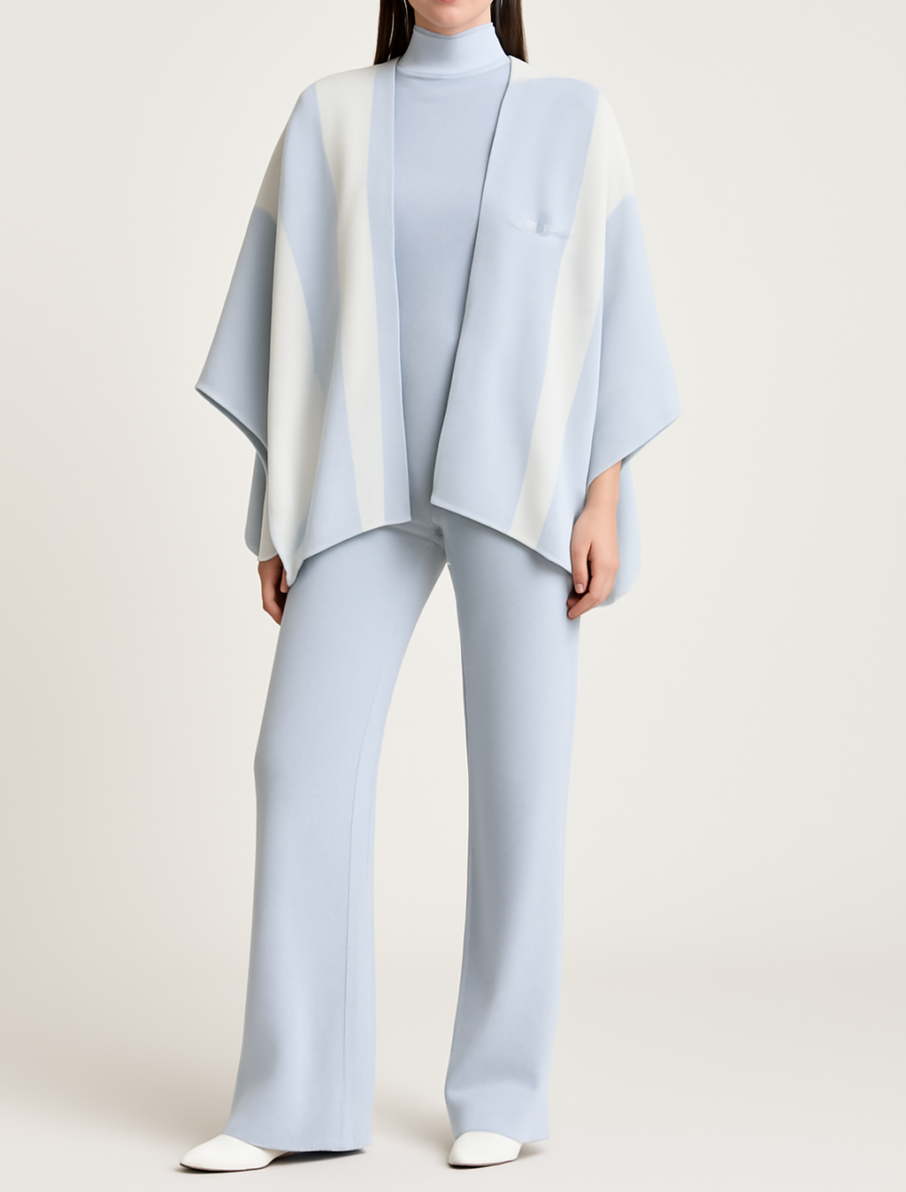 3 Piece Cozy Co-ord Set with Cap Shawl