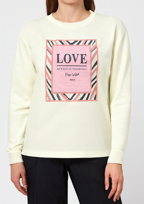 LOVE Graphic Printed Long Sleeve T-Shirt