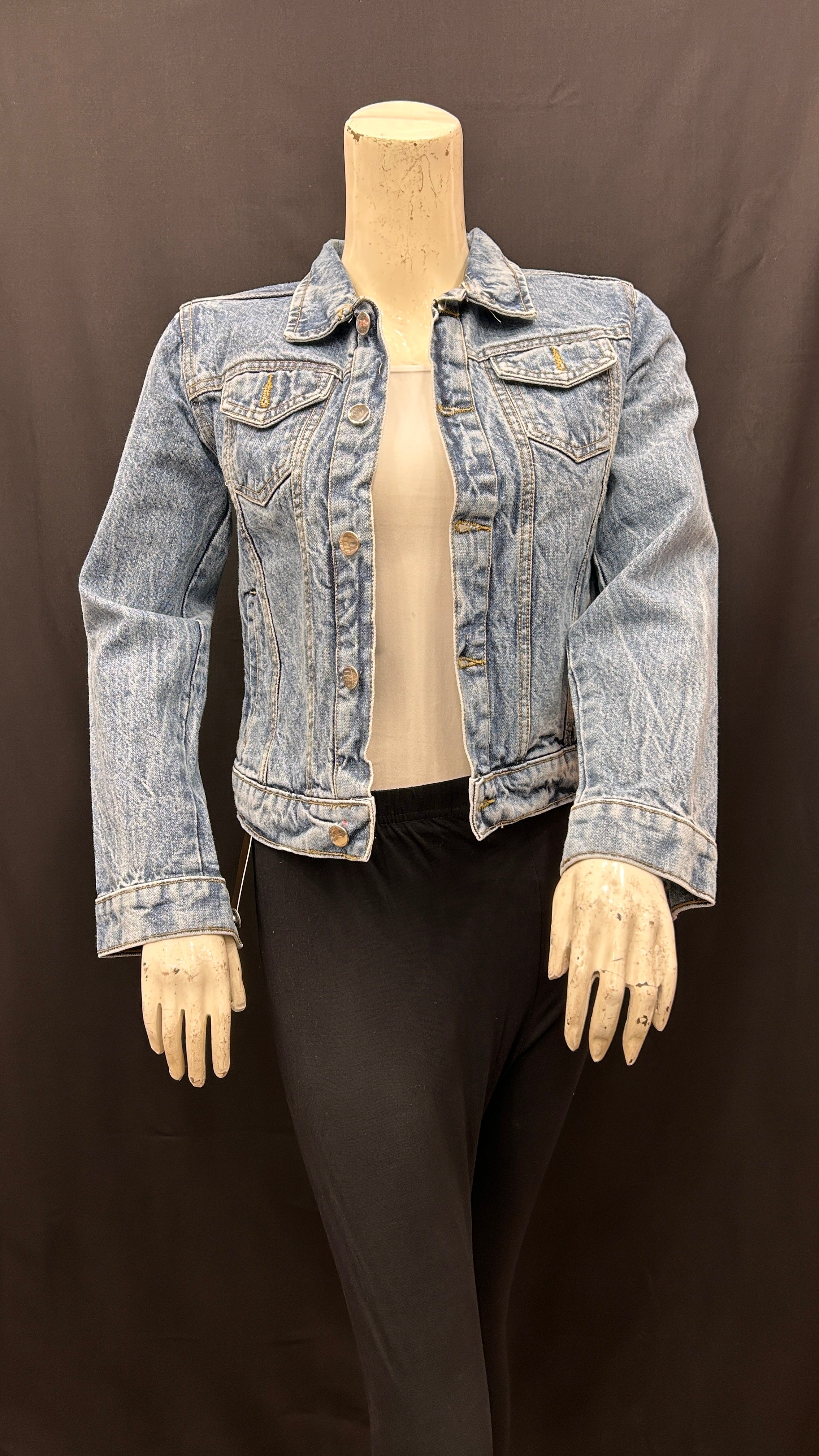 Classic Washed Blue Denim Jacket