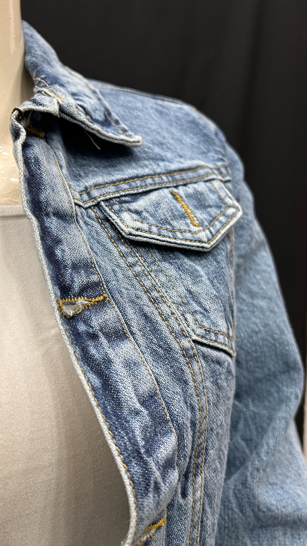 Classic Washed Blue Denim Jacket