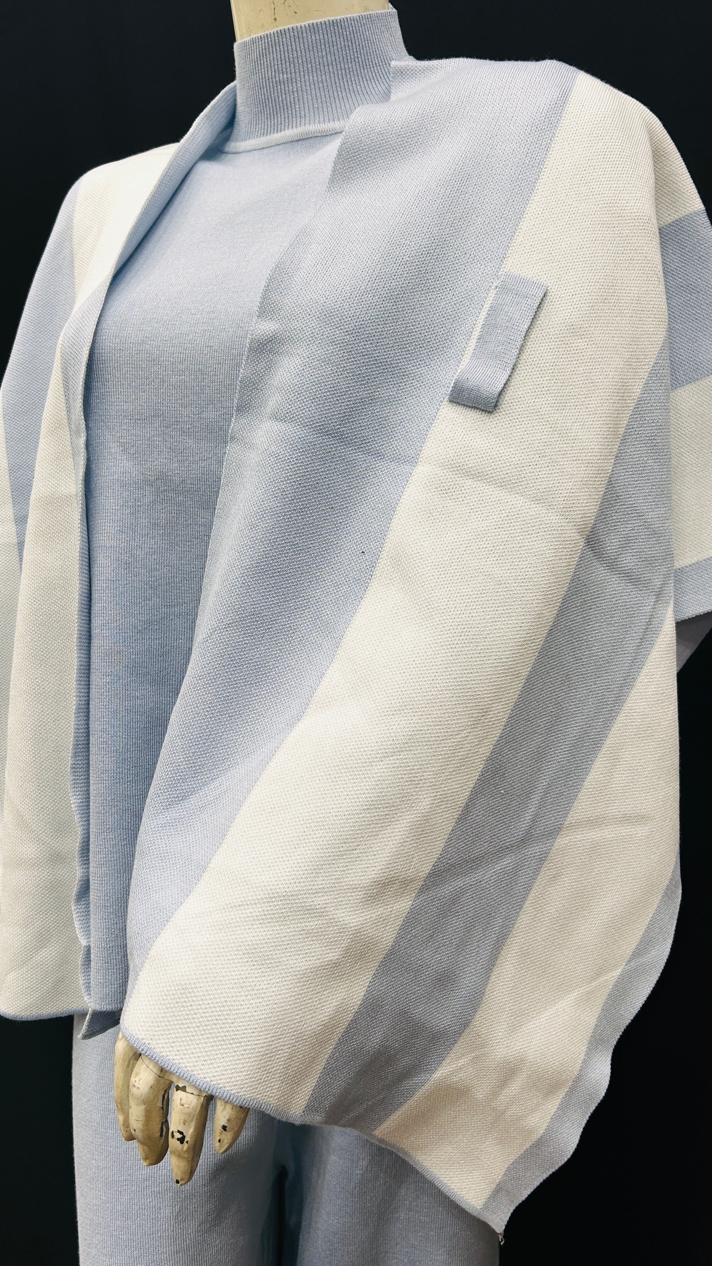 3 Piece Cozy Co-ord Set with Cap Shawl